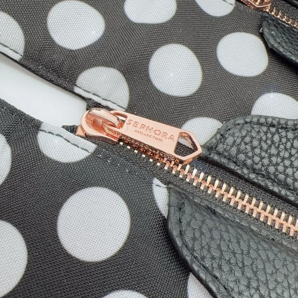 Sephora Roll It Up Pro Makeup Brush Zip Convertible Faux Leather Travel Bag NWT - Picture 3 of 9